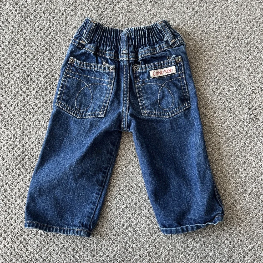 Vintage Infant 12 Months Calvin Klein Jeans. Pull On Baby Pants .